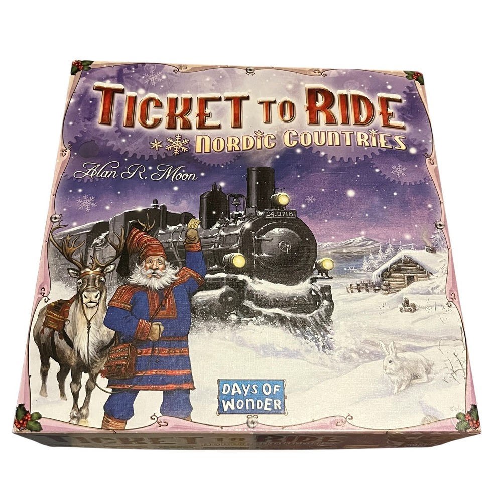Ticket to Ride Nordic Countries Board Game Days of Wonder  2-3 Players